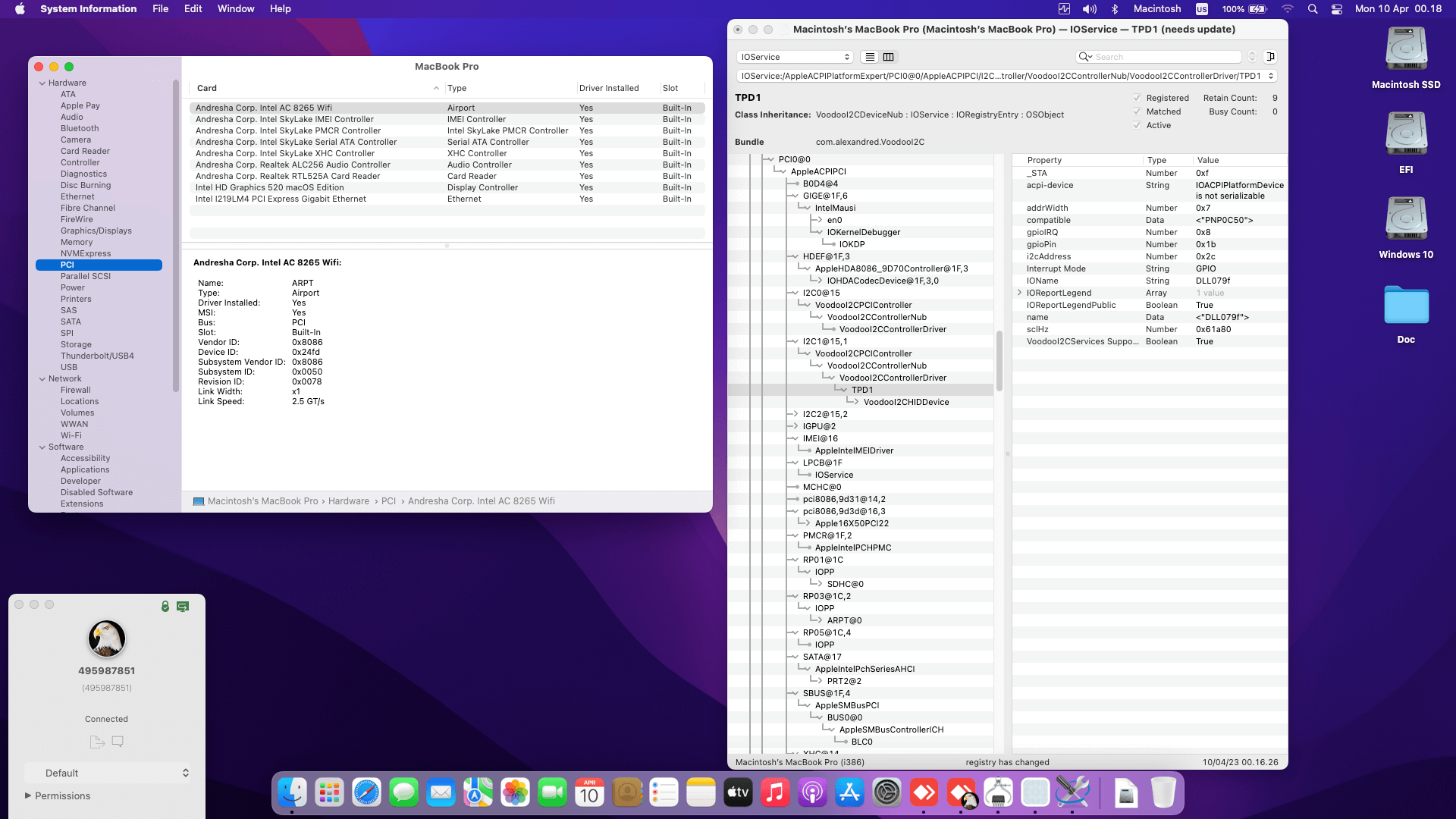 Dell Latitude E7270 Touchscreen [SkyLake   Intel HD 520 + I2C]   OpenCore 9